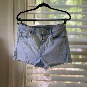 A&E Light Wash Next Level Stretch Jean Shorts